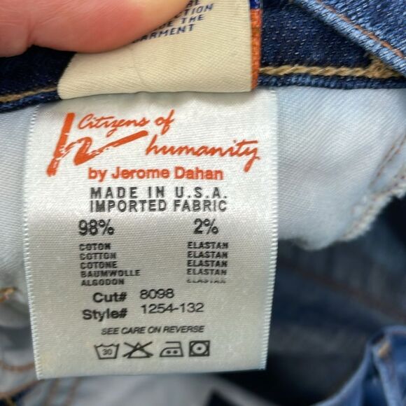 Citizens of Humanity by Jerome Dahan Blue Jeans women’s size 24 - Picture 13 of 16